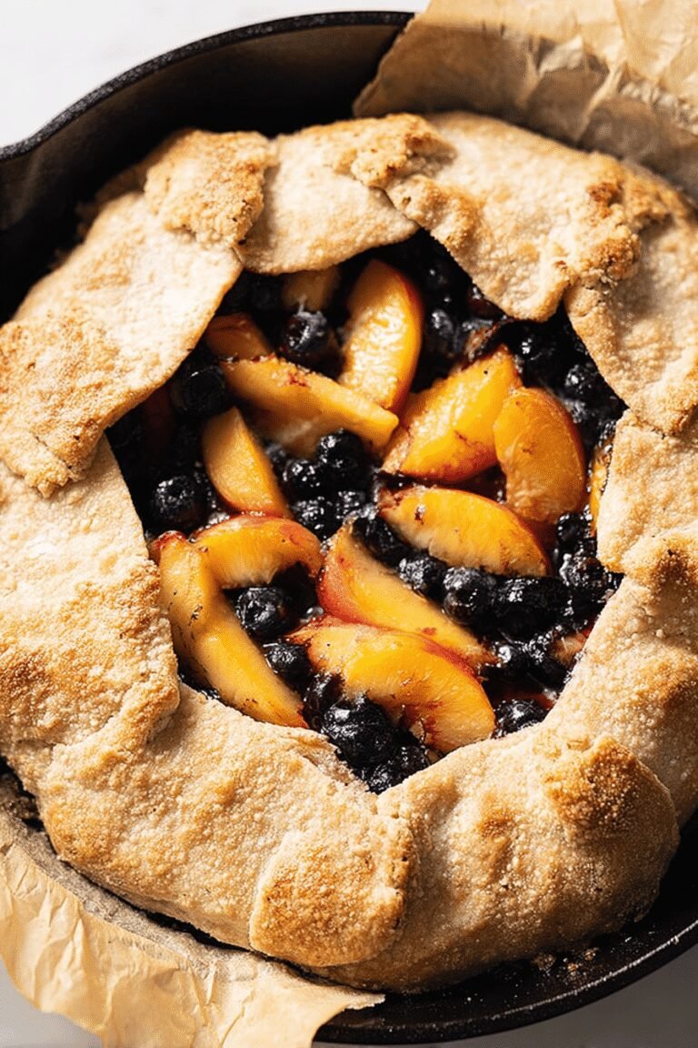 Peach Blueberry Galette Almond Crust 20.Png