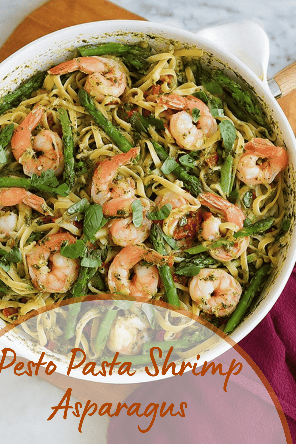 Pesto Pasta Shrimp Asparagus