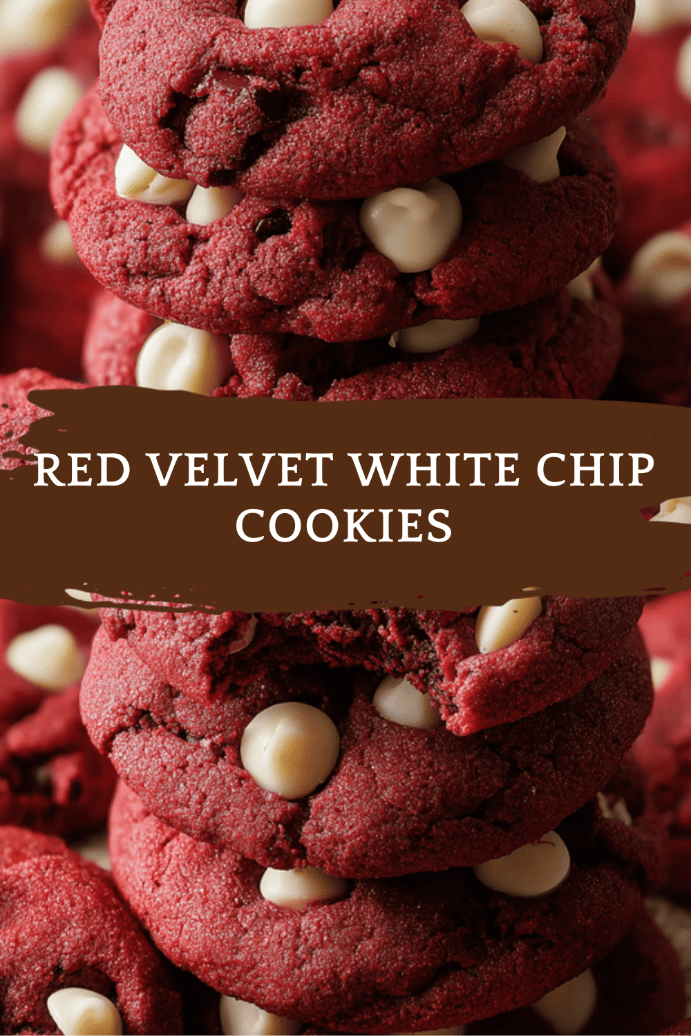 Red Velvet White Chip Cookies
