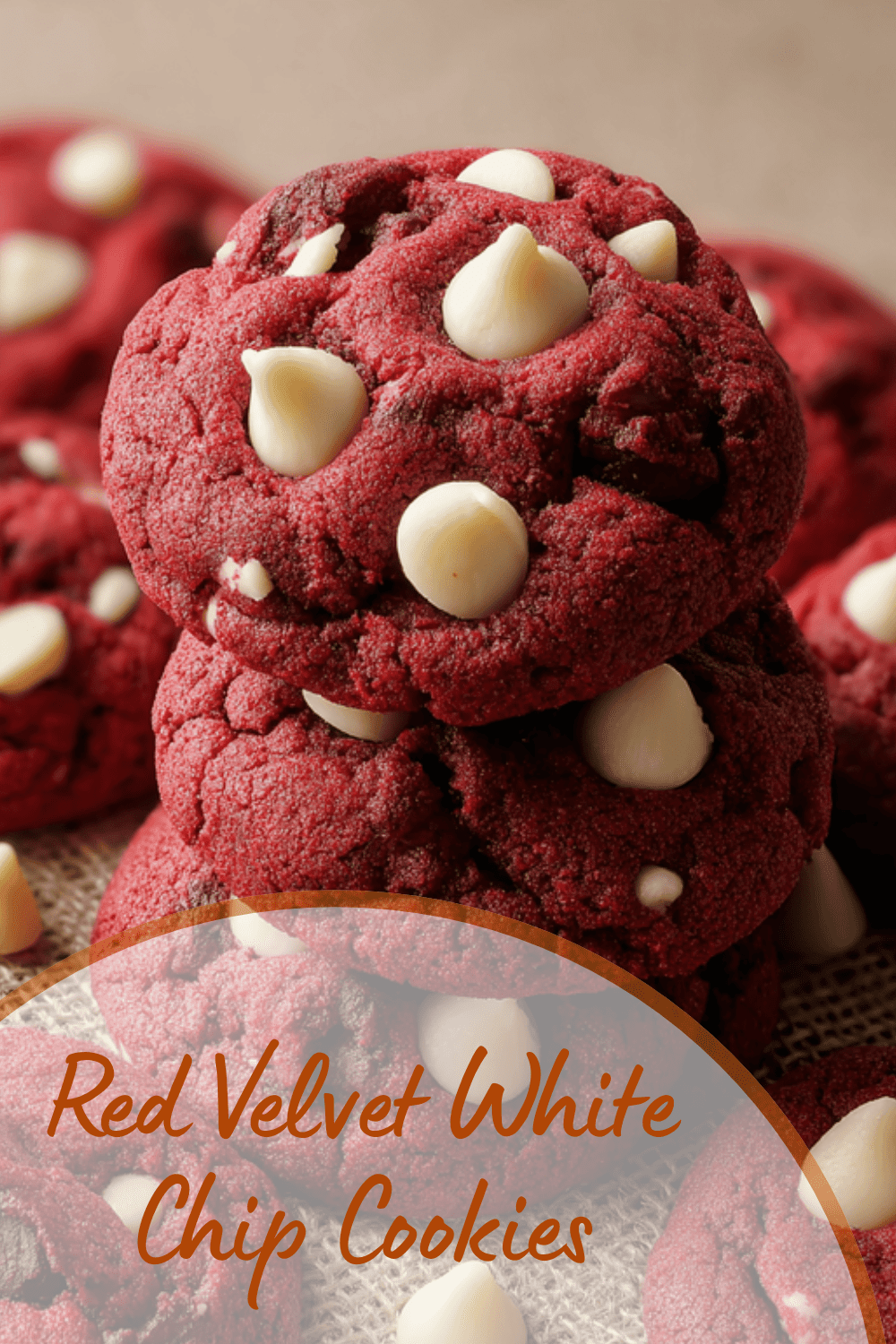 Red Velvet White Chip Cookies