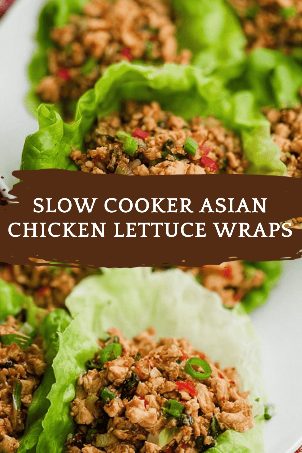 Slow Cooker Asian Chicken Lettuce Wraps