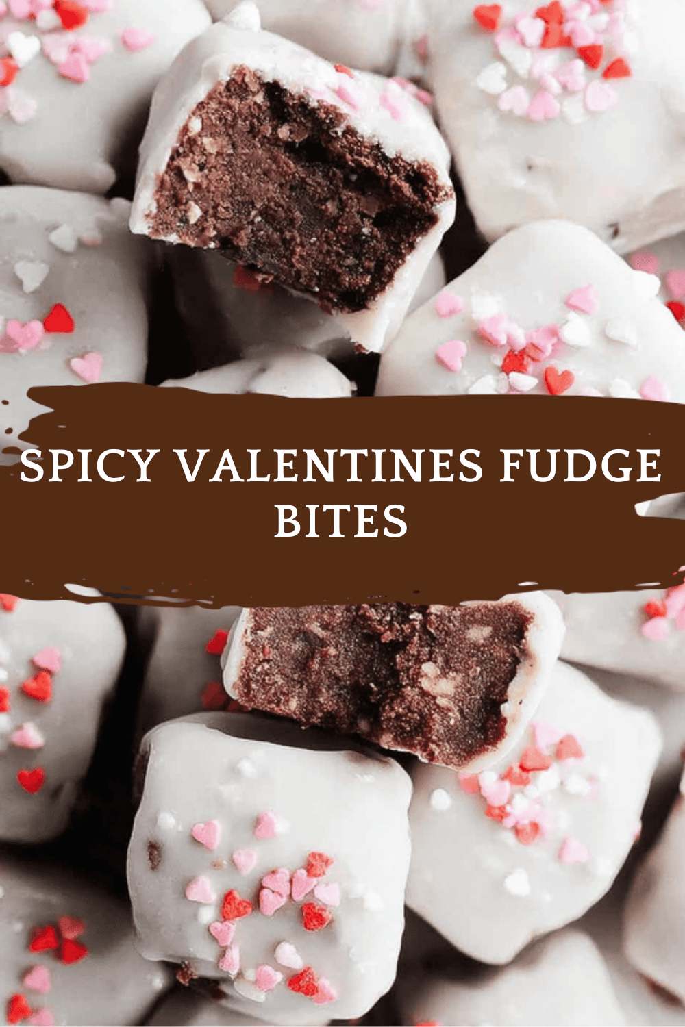 Spicy Valentines Fudge Bites