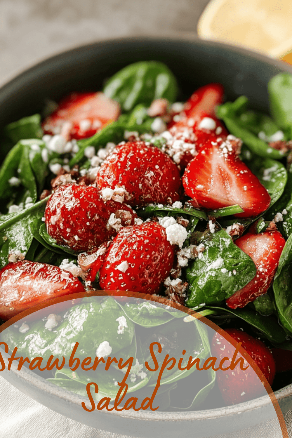 Strawberry Spinach Salad