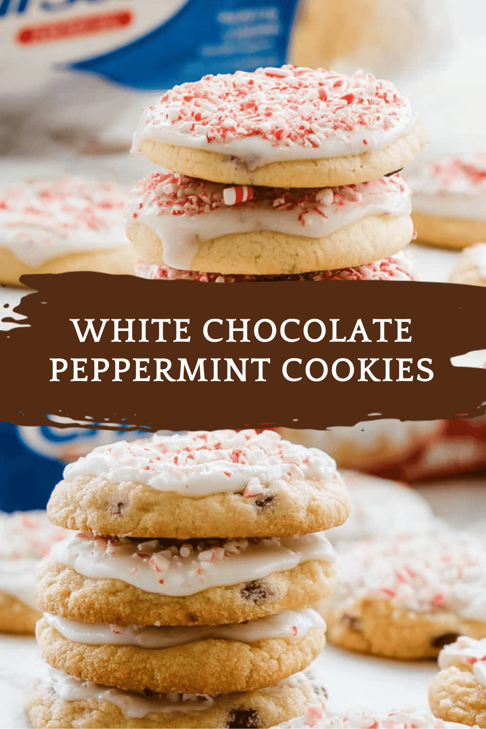 White Chocolate Peppermint Cookies