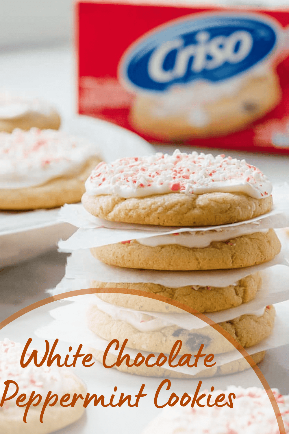 White Chocolate Peppermint Cookies