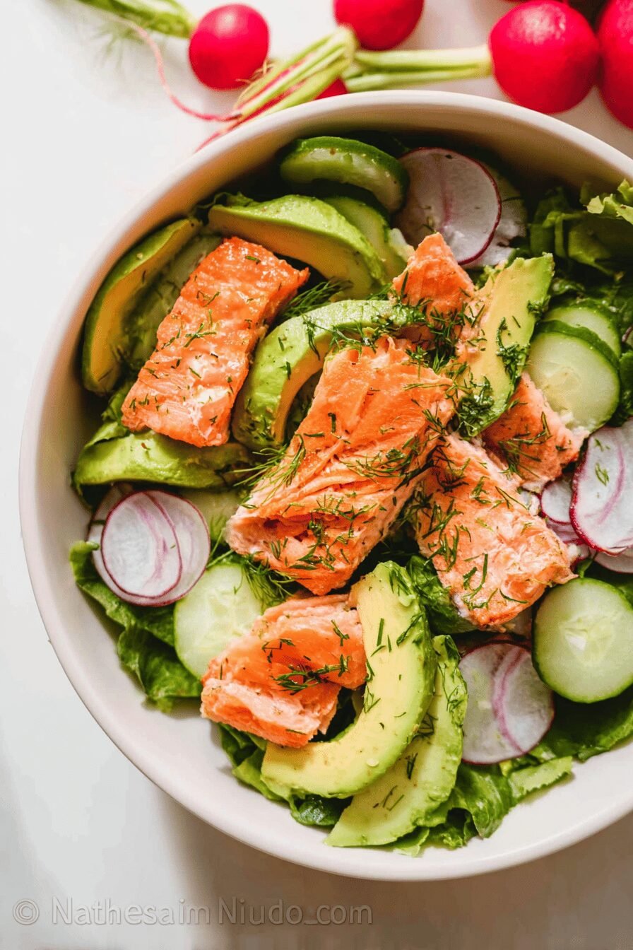 Avocado Salmon Salad