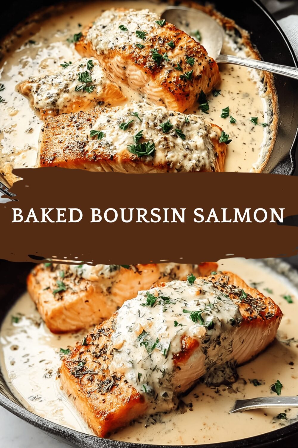 Baked Boursin Salmon