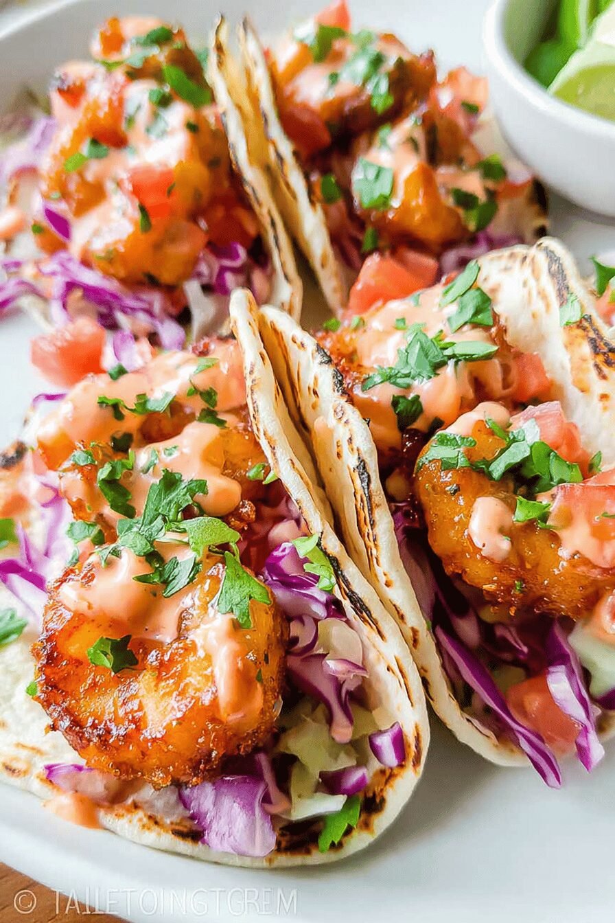 Bang Bang Shrimp Tacos