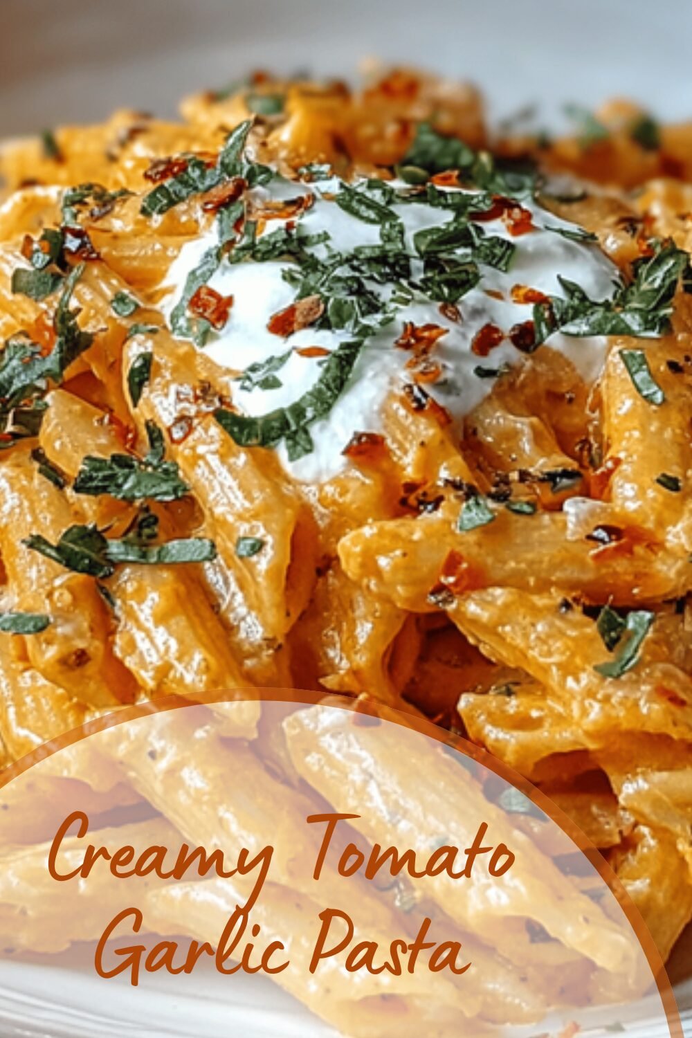 Creamy Tomato Garlic Pasta