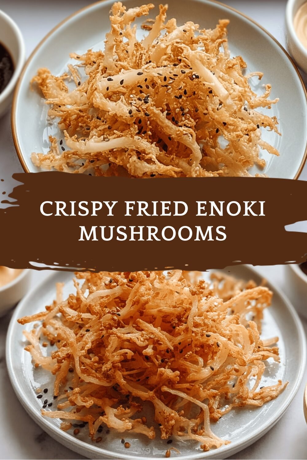 Crispy Fried Enoki Mushrooms