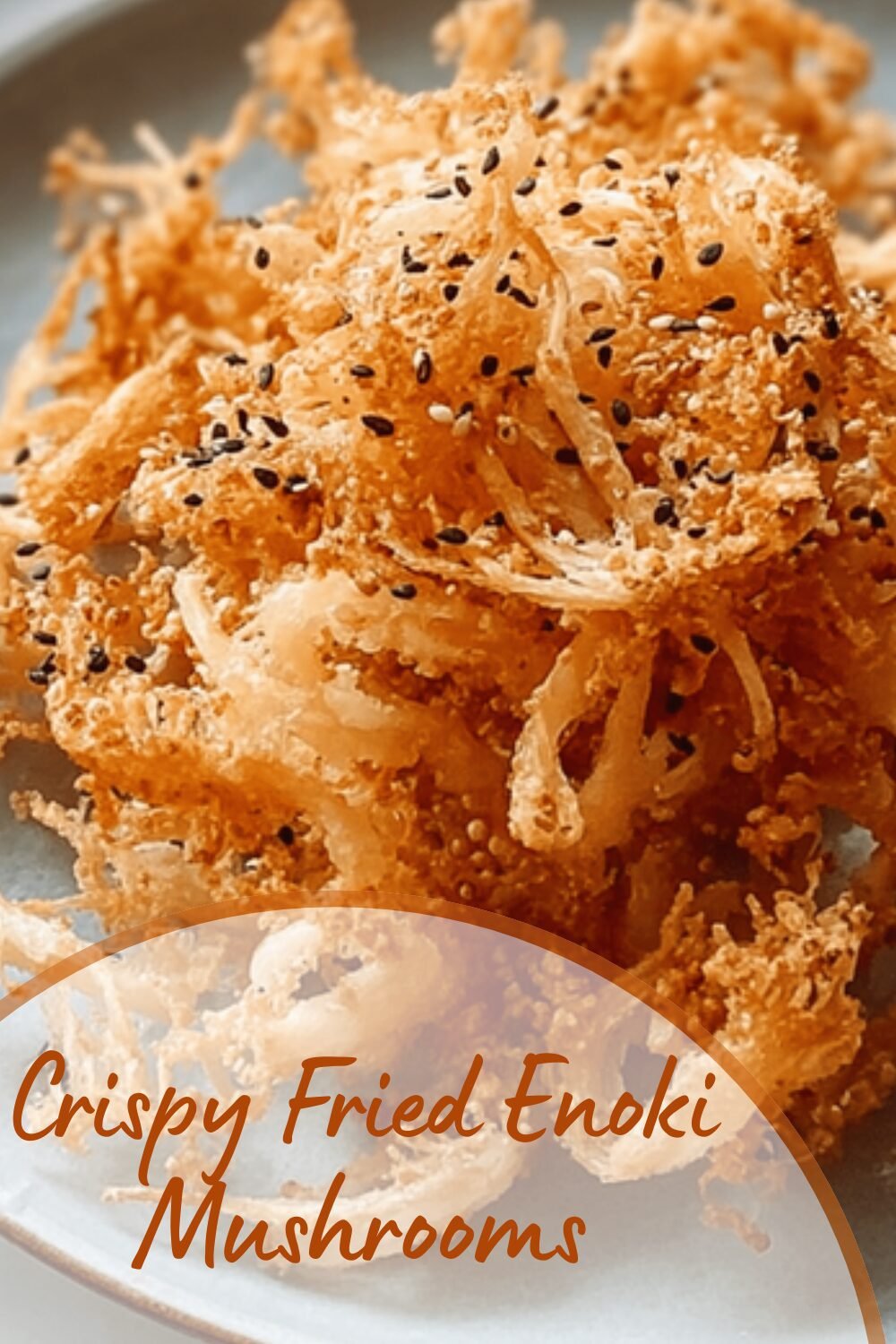 Crispy Fried Enoki Mushrooms