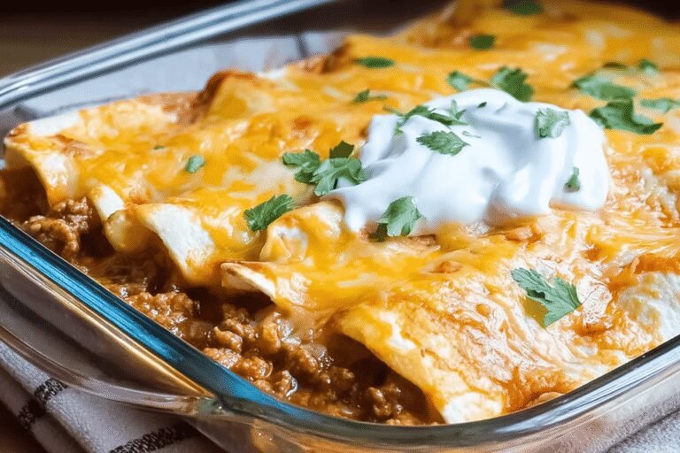 Easy Cheesy Ground Beef Enchiladas 31.Png