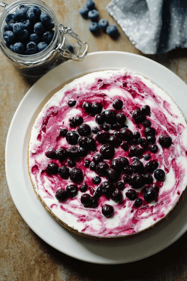 No Bake Blueberry Cheesecake 88.Png