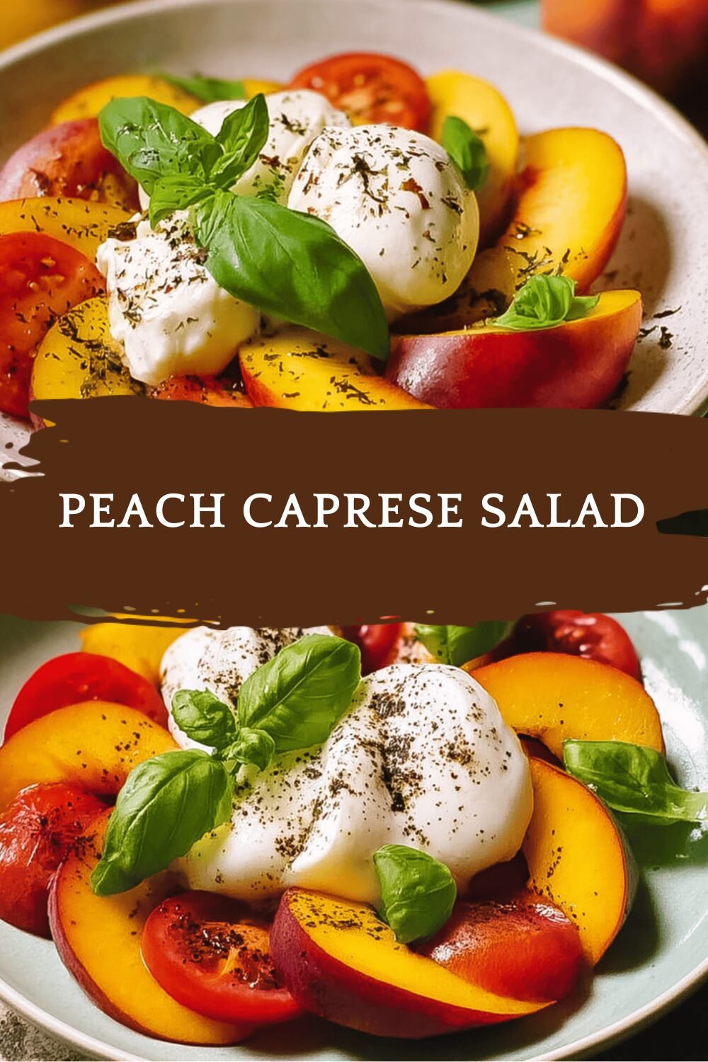 Peach Caprese Salad