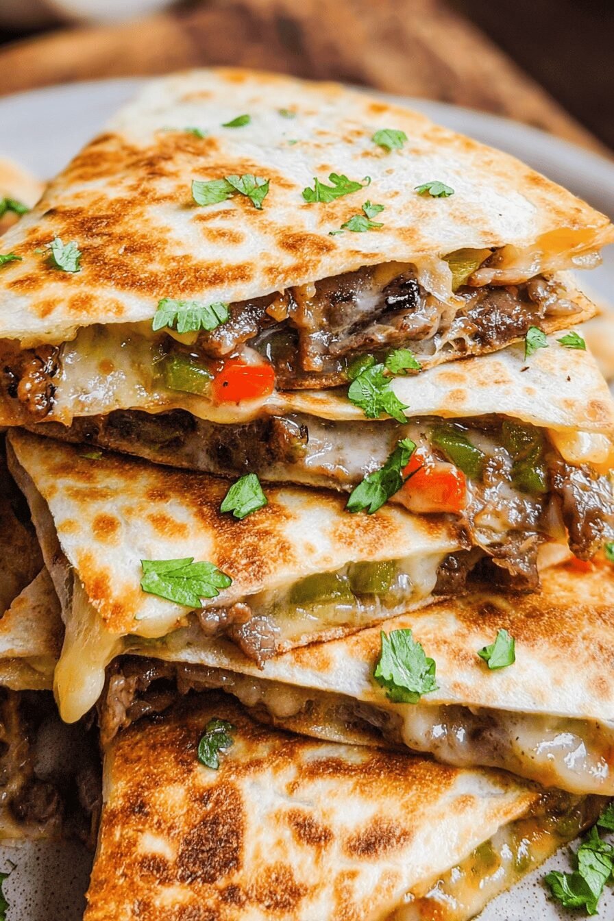Philly Cheesesteak Quesadilla
