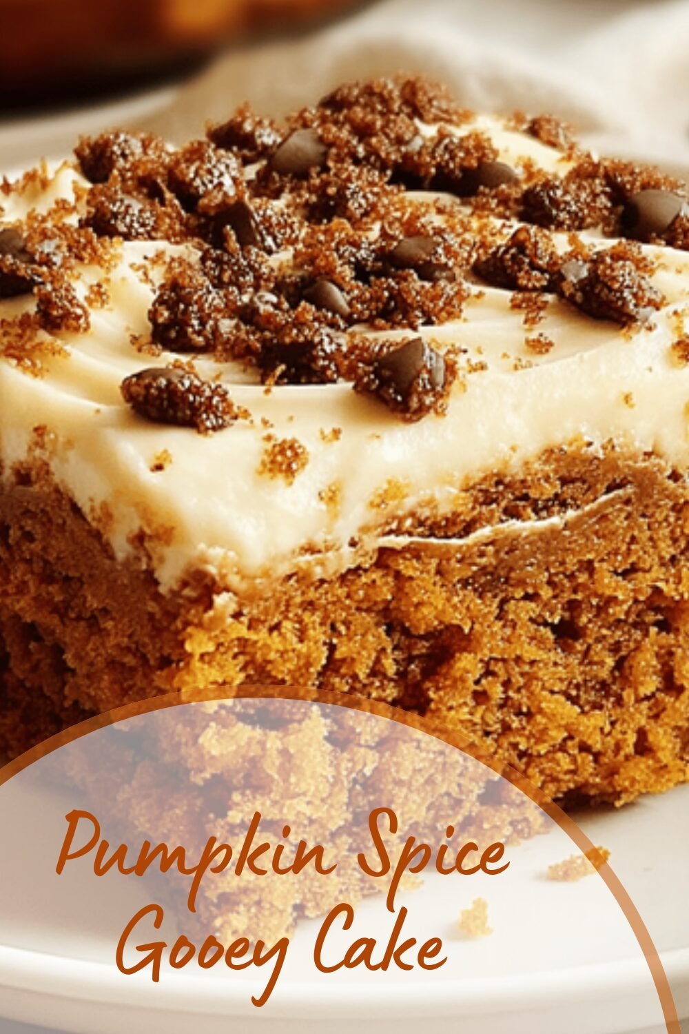 Pumpkin Spice Gooey Cake
