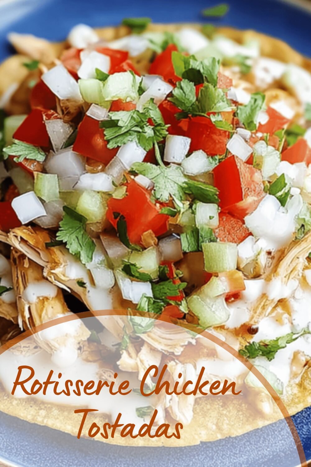 Rotisserie Chicken Tostadas