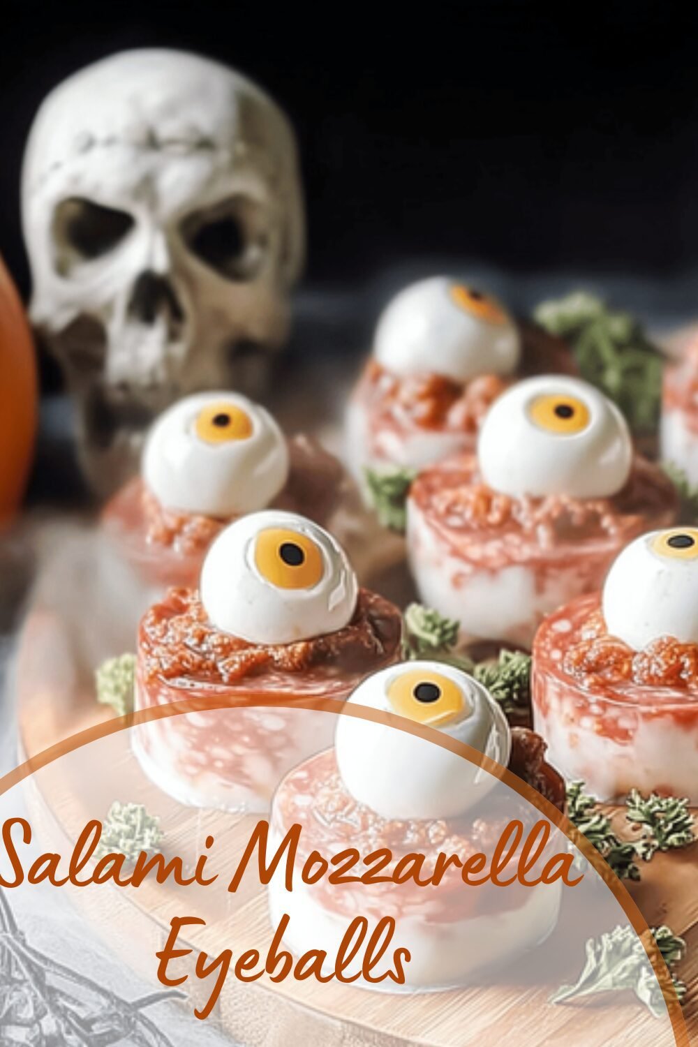 Salami Mozzarella Eyeballs