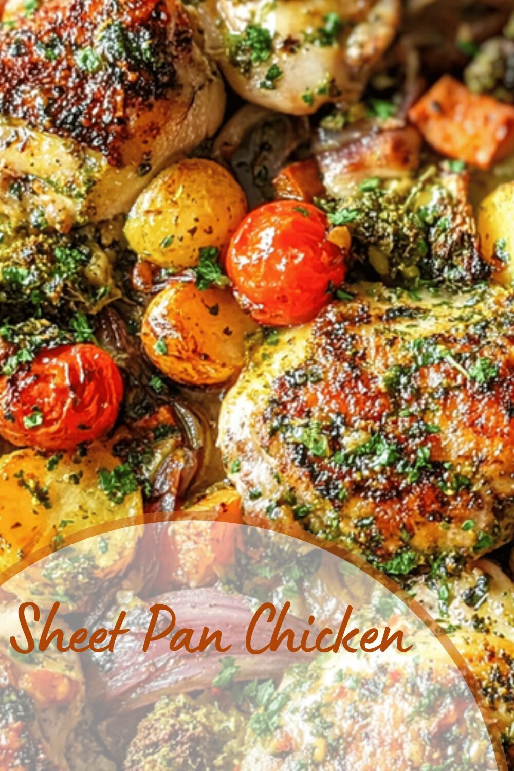 Sheet Pan Chicken With Colorful Roasted Vegetables Recipe 7 Sheet Pan Chicken