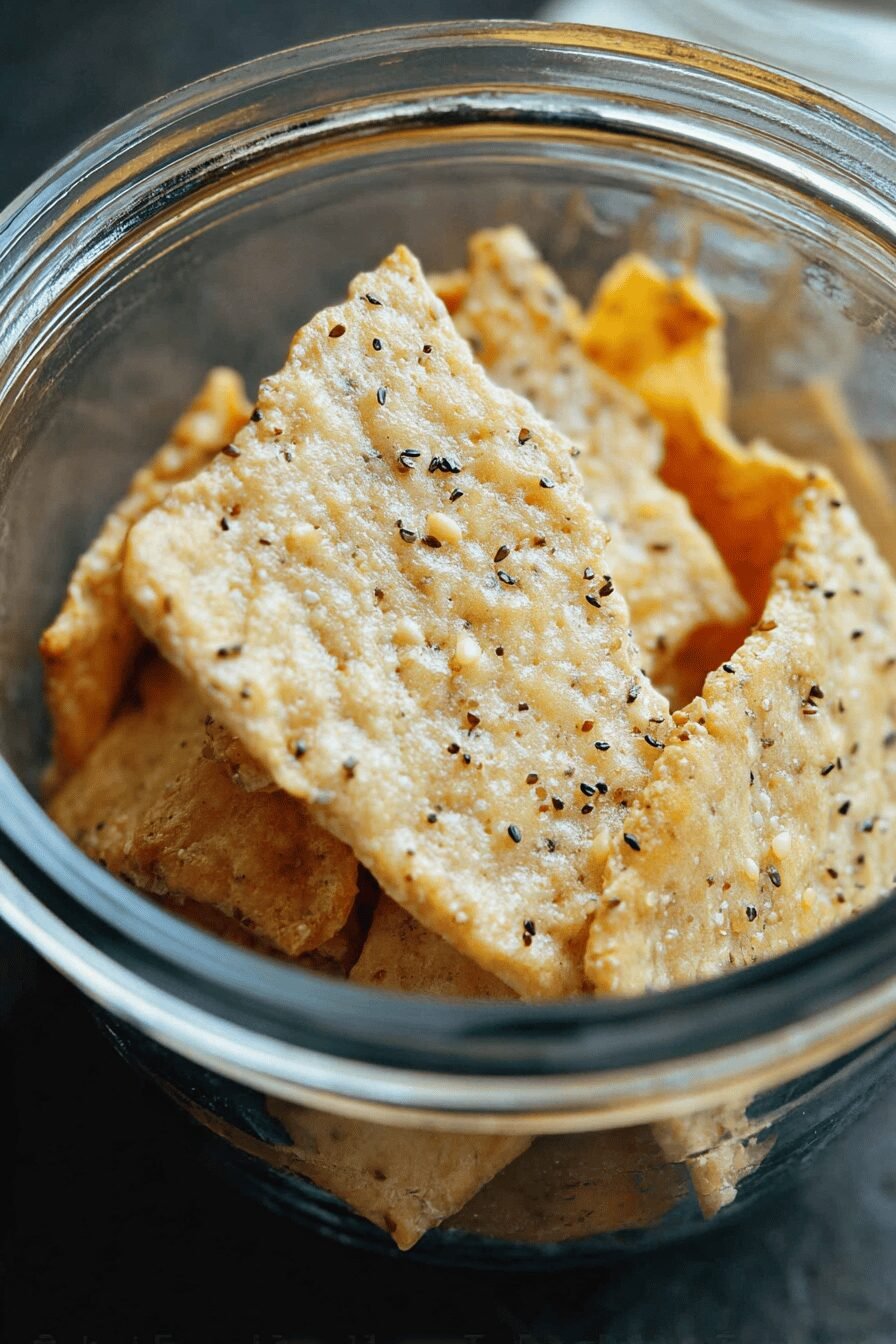Sourdough Discard Crackers