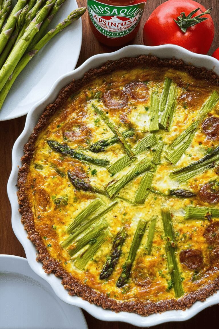 Spicy Sausage Asparagus Quiche 76.Png