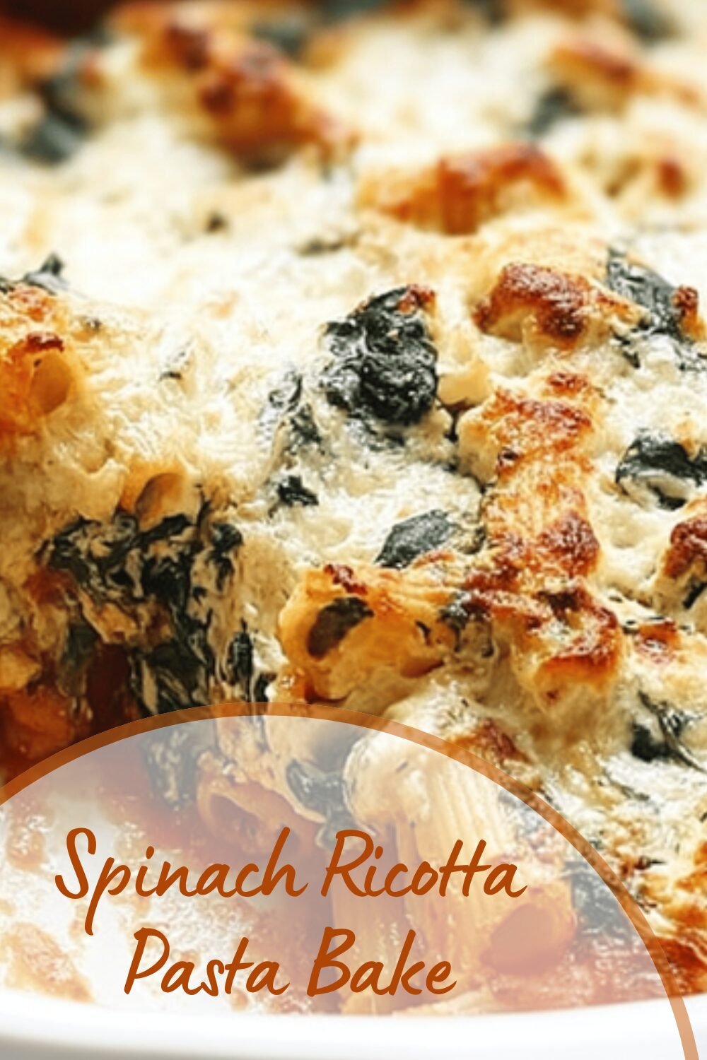 Spinach Ricotta Pasta Bake Recipe With Creamy Cheese Sauce 7 Spinach Ricotta Pasta Bake