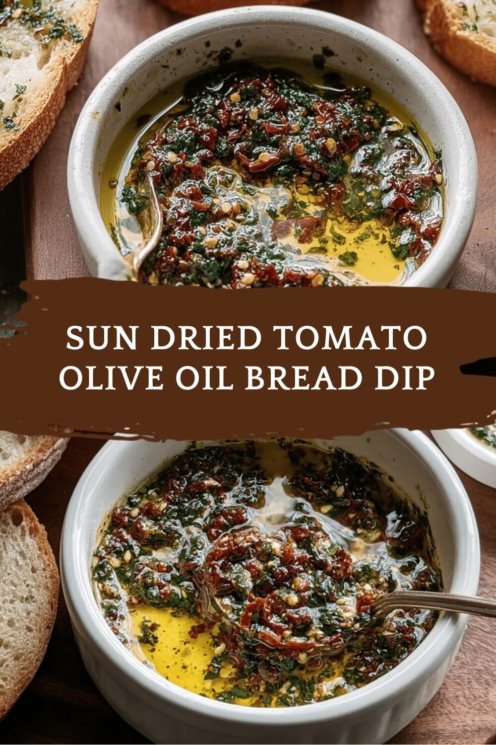 Sun Dried Tomato Olive Oil Bread Dip