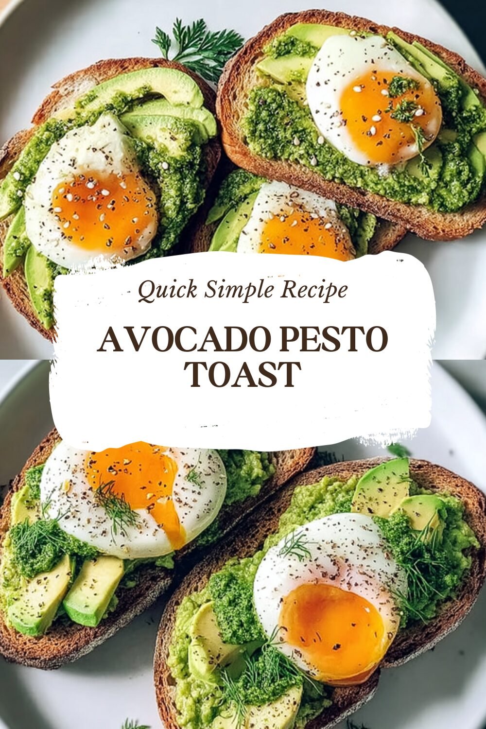 Avocado Pesto Toast