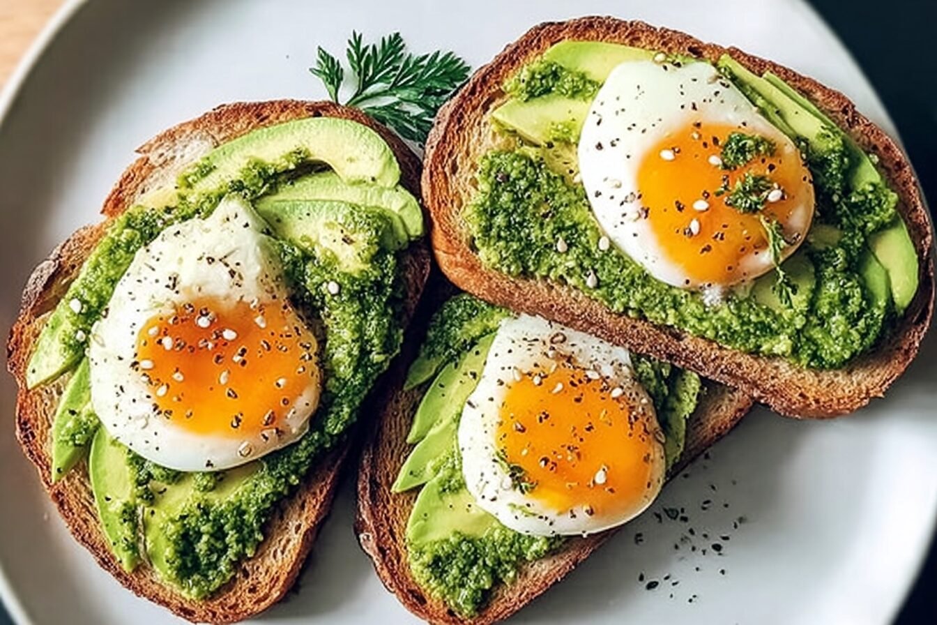 Avocado Pesto Toast
