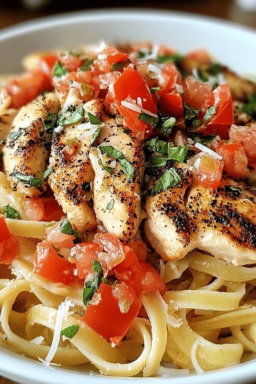 Bruschetta Chicken Pasta