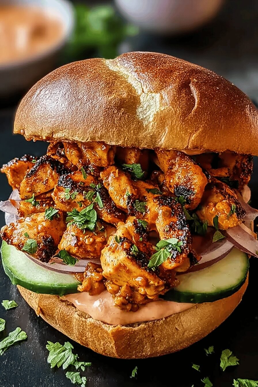 Cajun Chicken Sloppy Joes