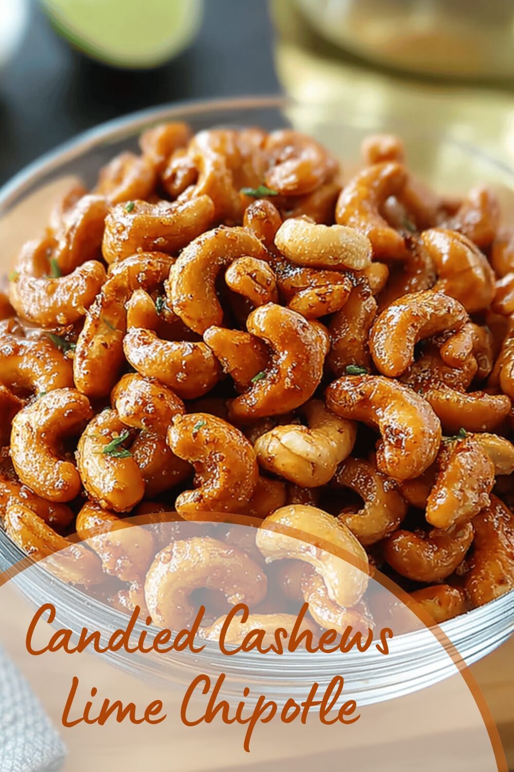 Candied Cashews Lime Chipotle