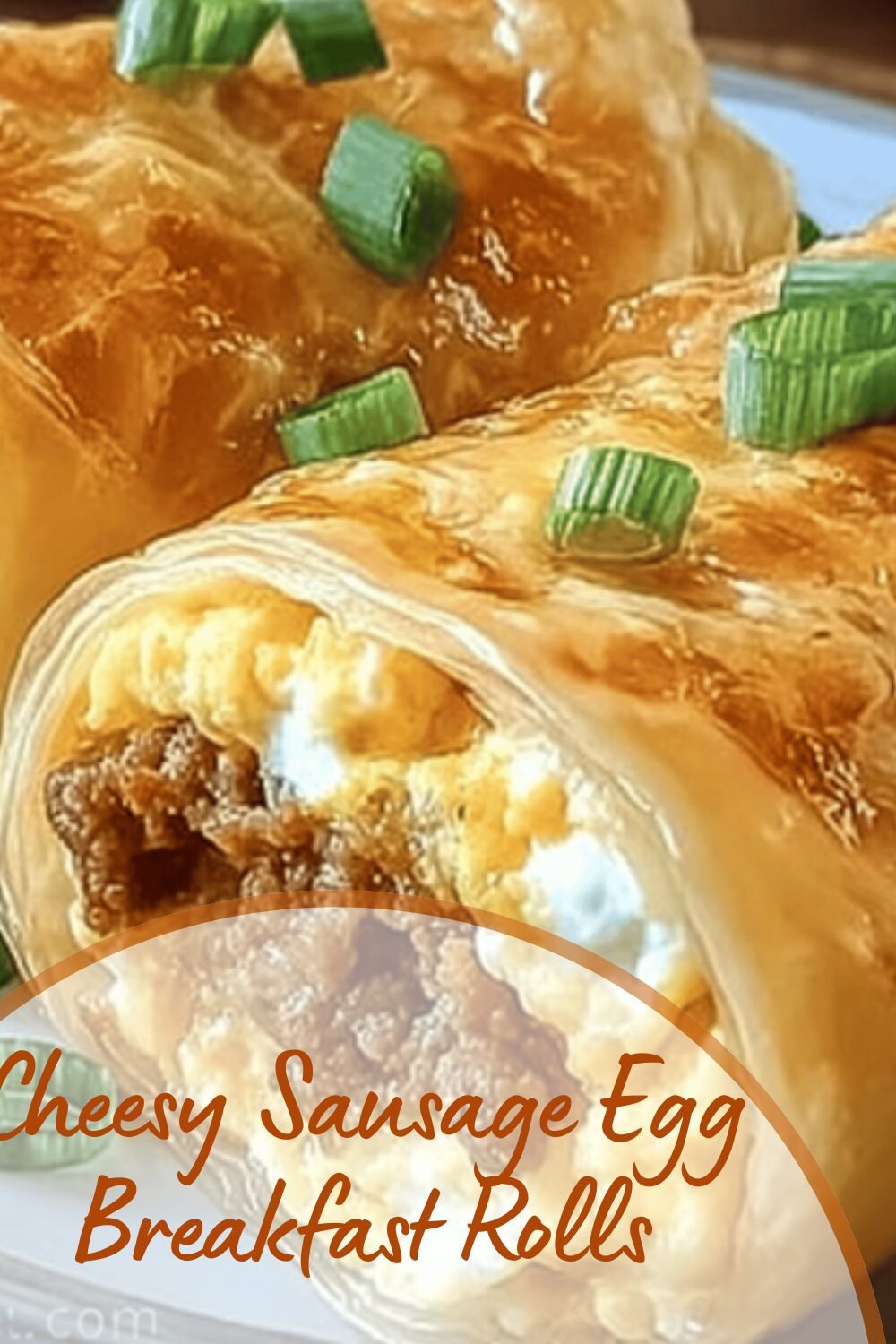 Cheesy Sausage Egg Breakfast Rolls