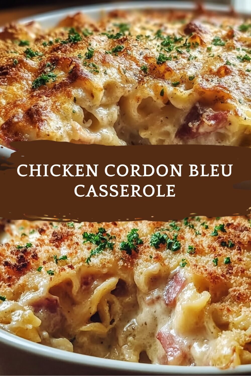 Chicken Cordon Bleu Casserole Recipe With Creamy Sauce And Crispy Topping 7 Chicken Cordon Bleu Casserole