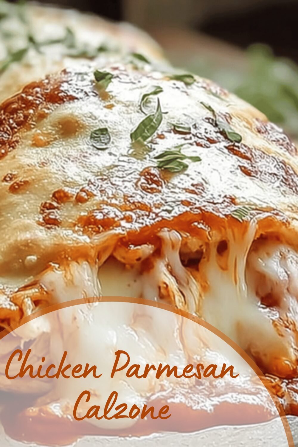 Chicken Parmesan Calzone
