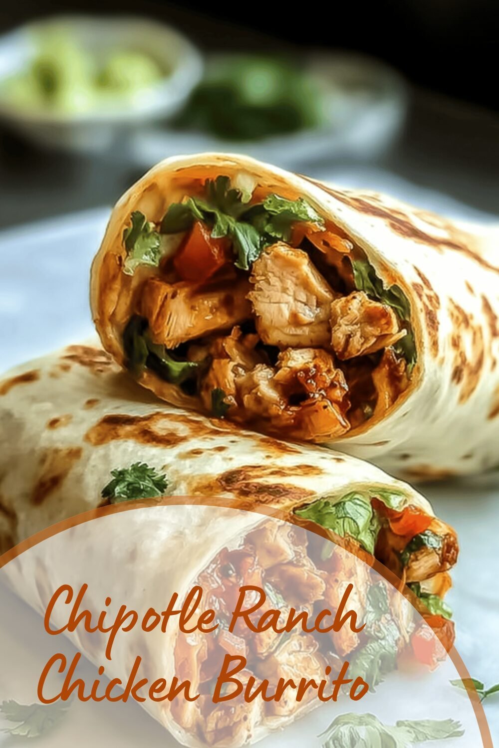 Chipotle Ranch Chicken Burrito