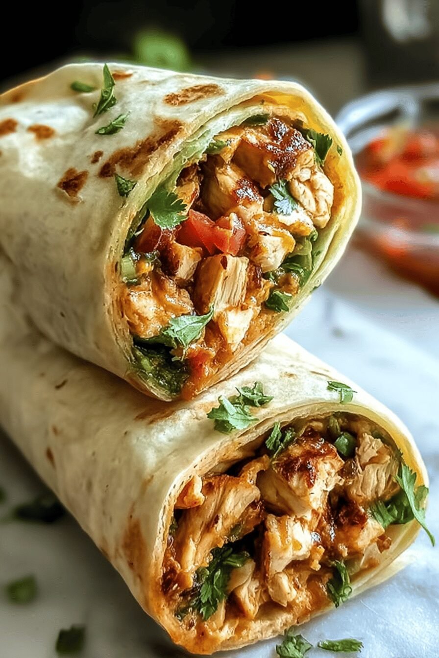 Chipotle Ranch Chicken Burrito