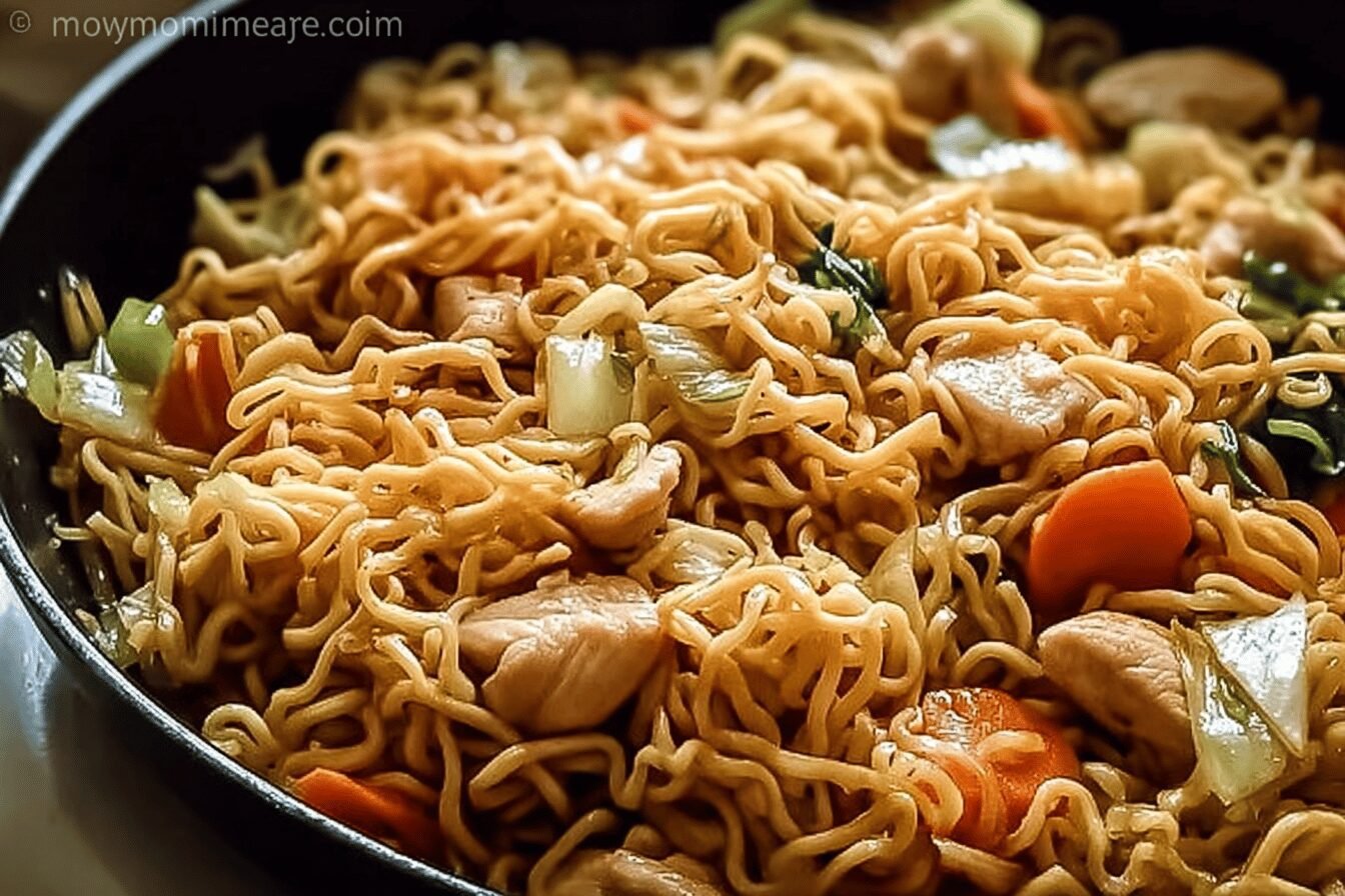 Chicken Chow Mein Recipe With Easy Homemade Chow Mein Sauce 6 Chow Mein Noodles Chicken