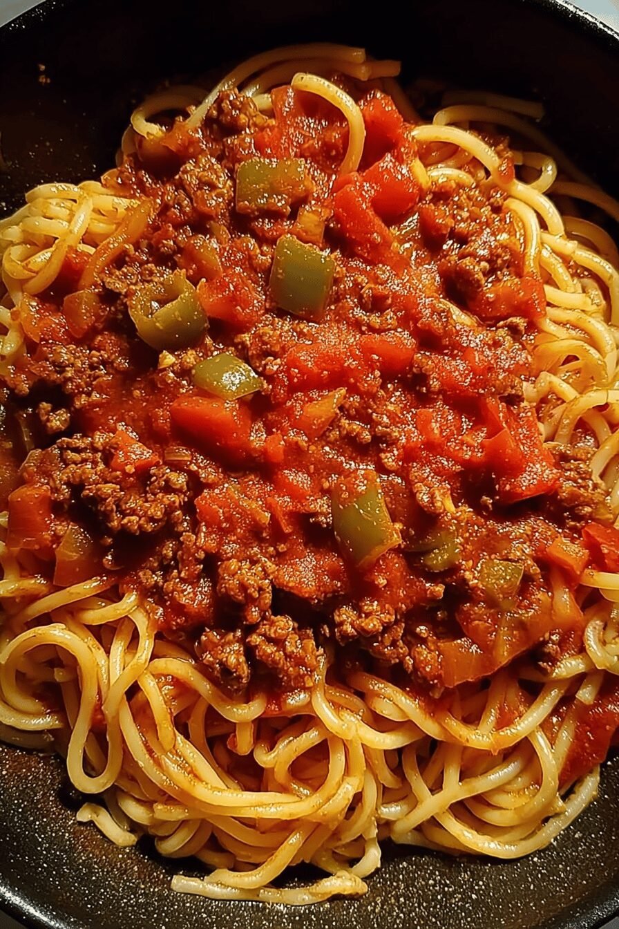 One Pot Creamy Tomato Beef Pasta Recipe For Easy Weeknight Dinners 6 Chunky Tomato Beef Pasta