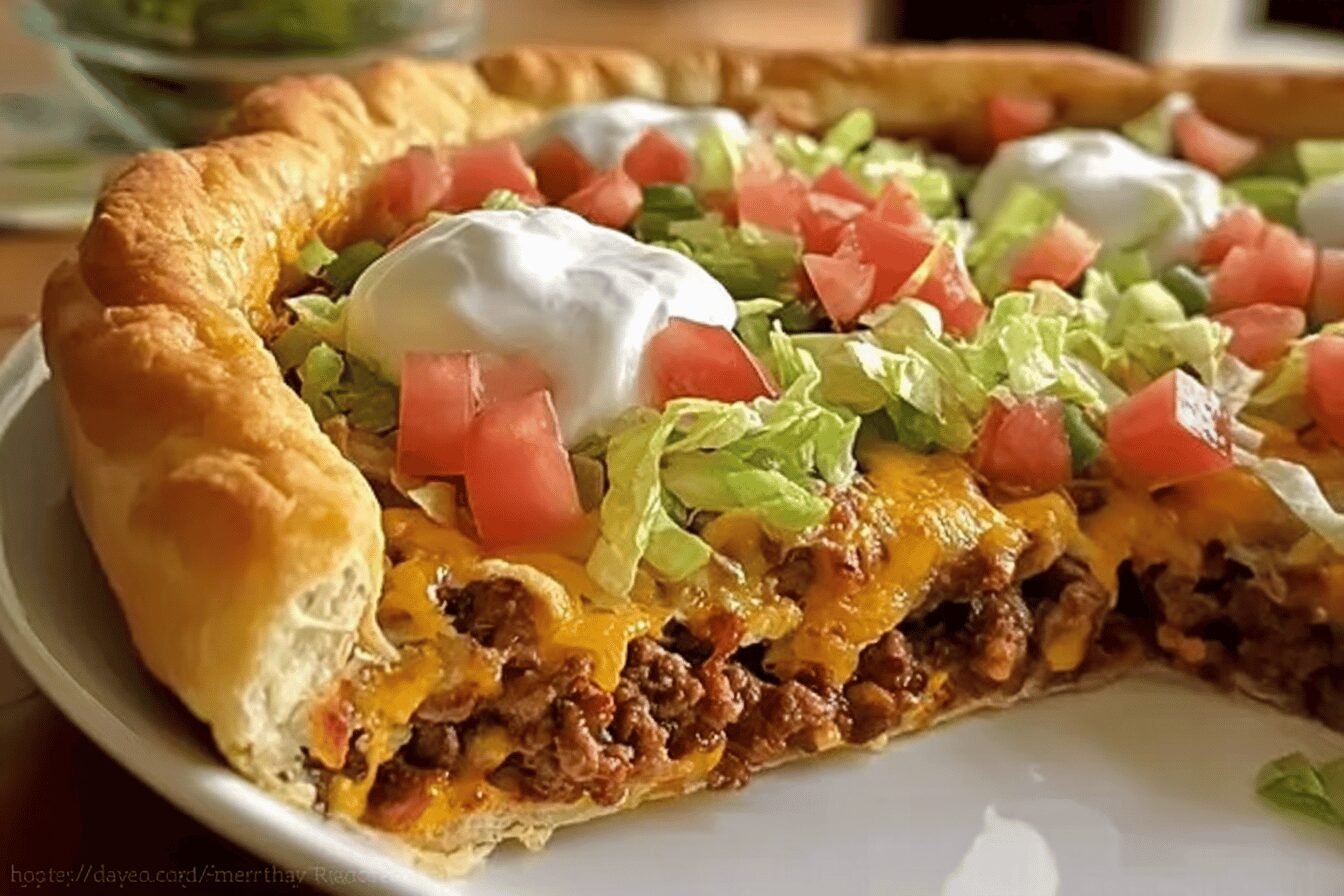 Crescent Roll Taco Bake
