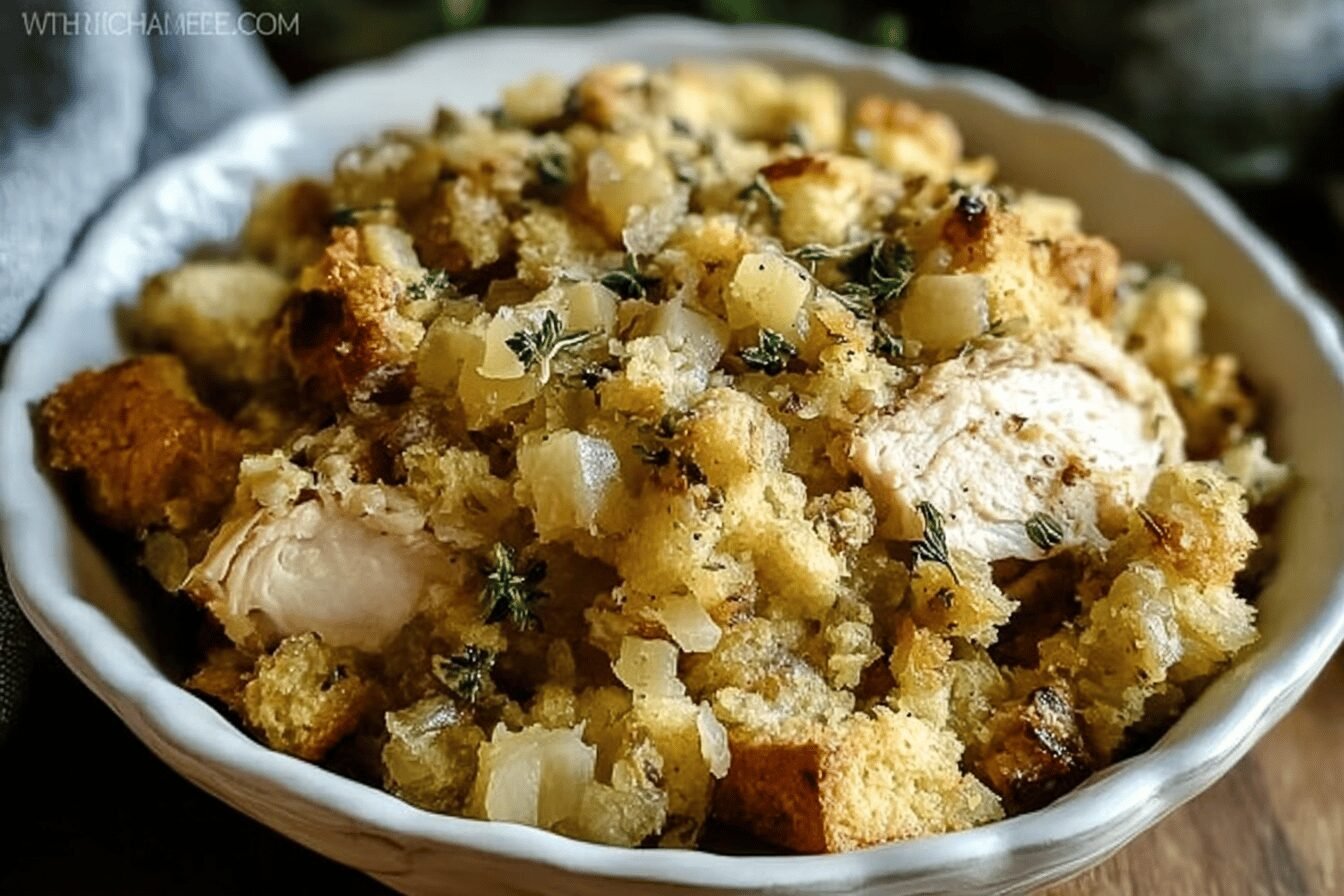Crockpot Chicken And Stuffing Recipe For Easy Comfort Dinner 6 Crockpot Chicken Stuffing