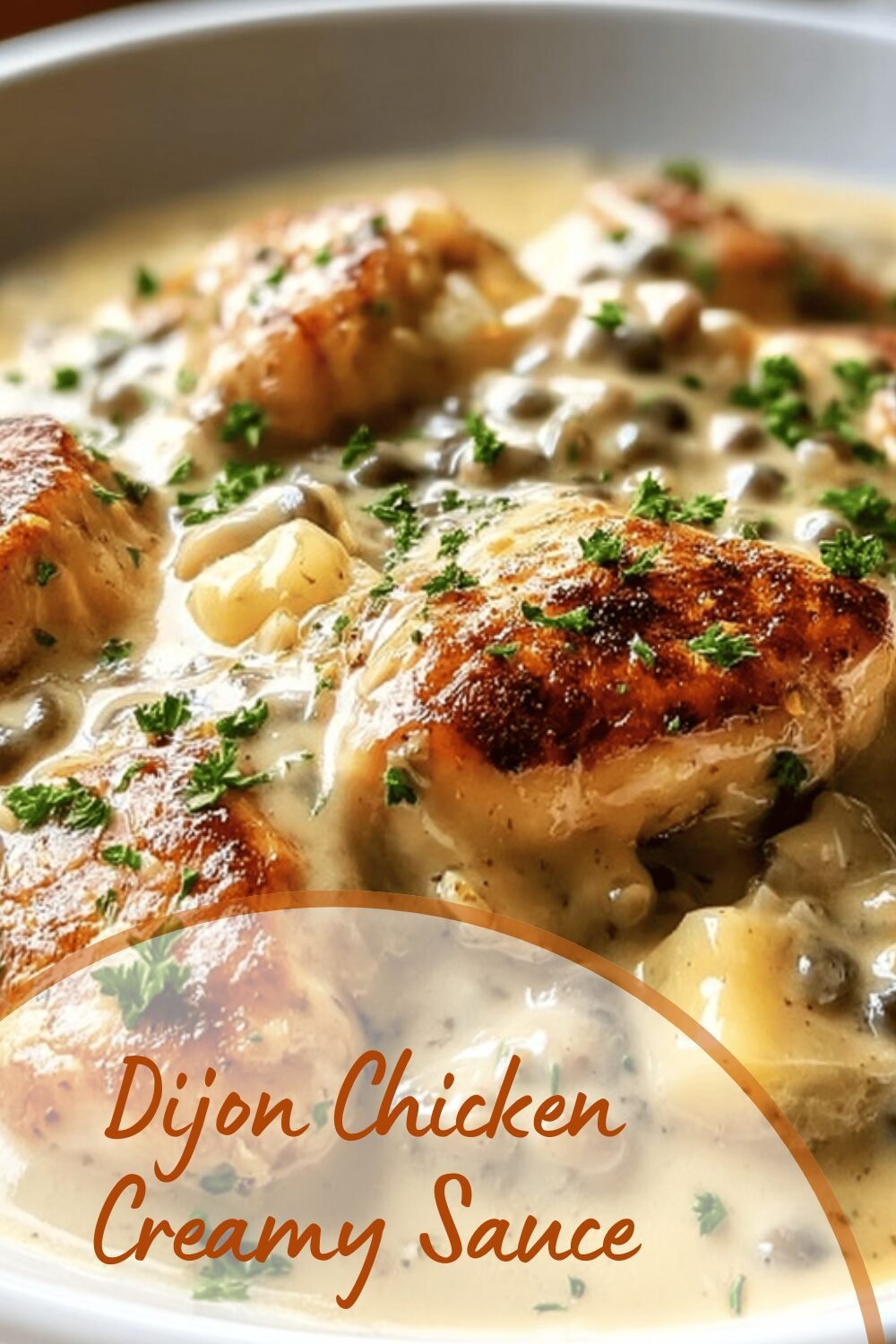 Dijon Chicken Creamy Sauce
