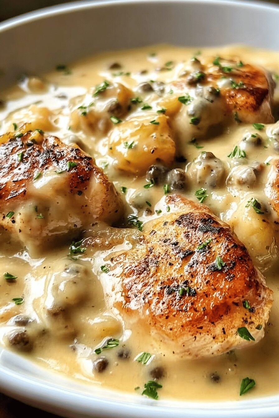 Dijon Chicken Creamy Sauce