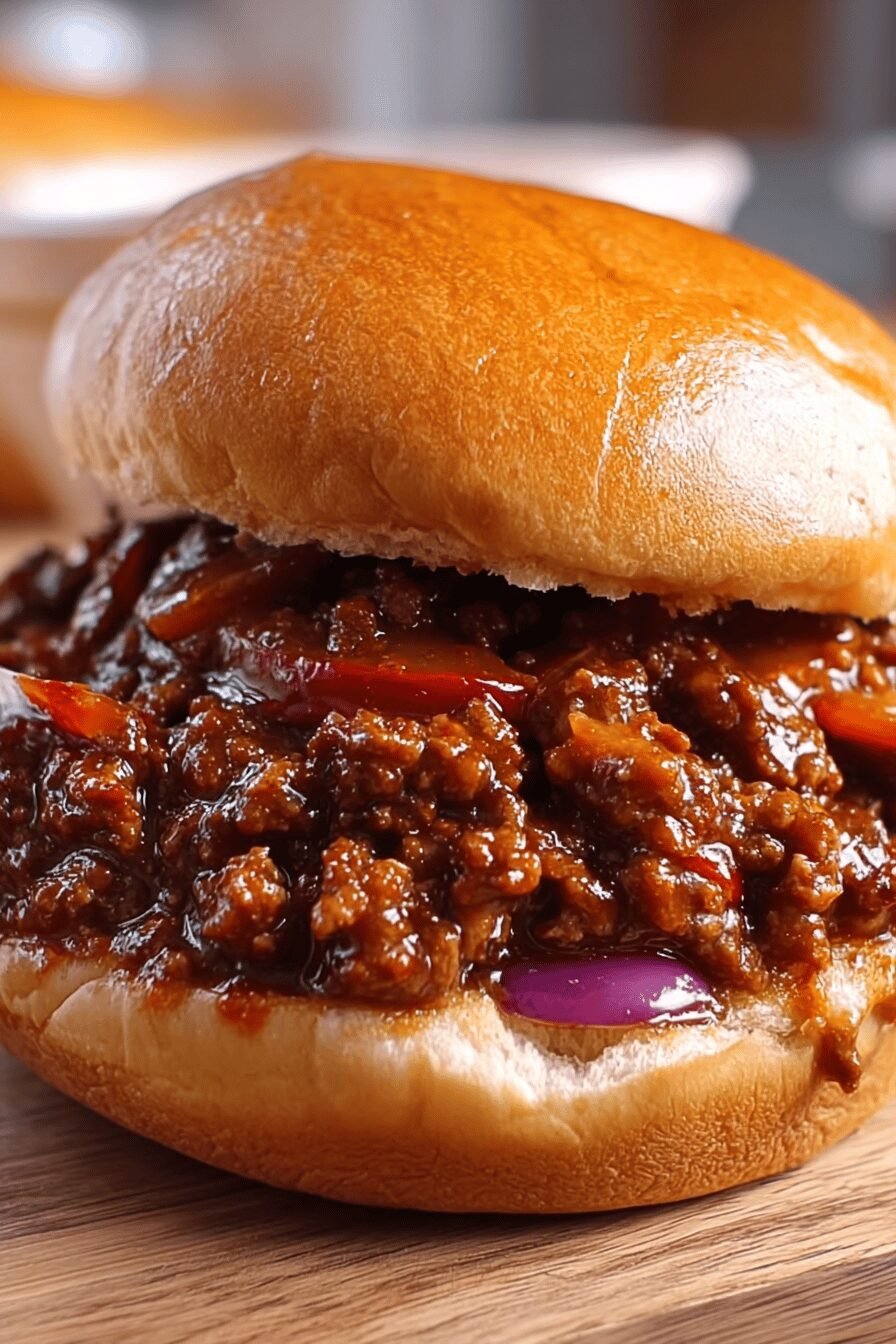 Dr Pepper Barbecue Sloppy Joes