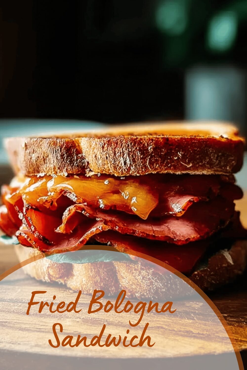Fried Bologna Sandwich