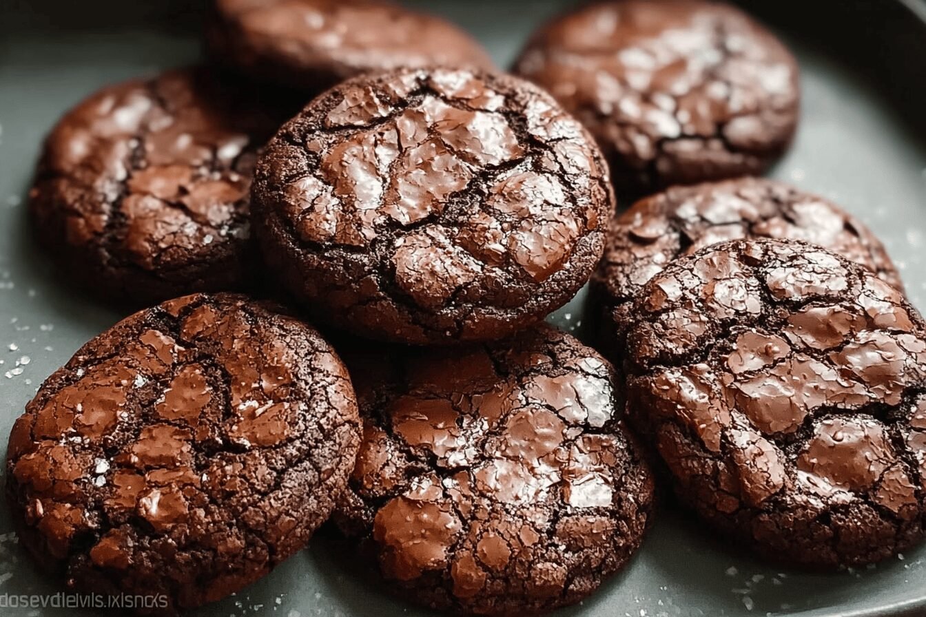 Fudgy Flourless Brownie Cookies Recipe For Rich, Chewy Treats 6 Fudgy Brownie Cookies