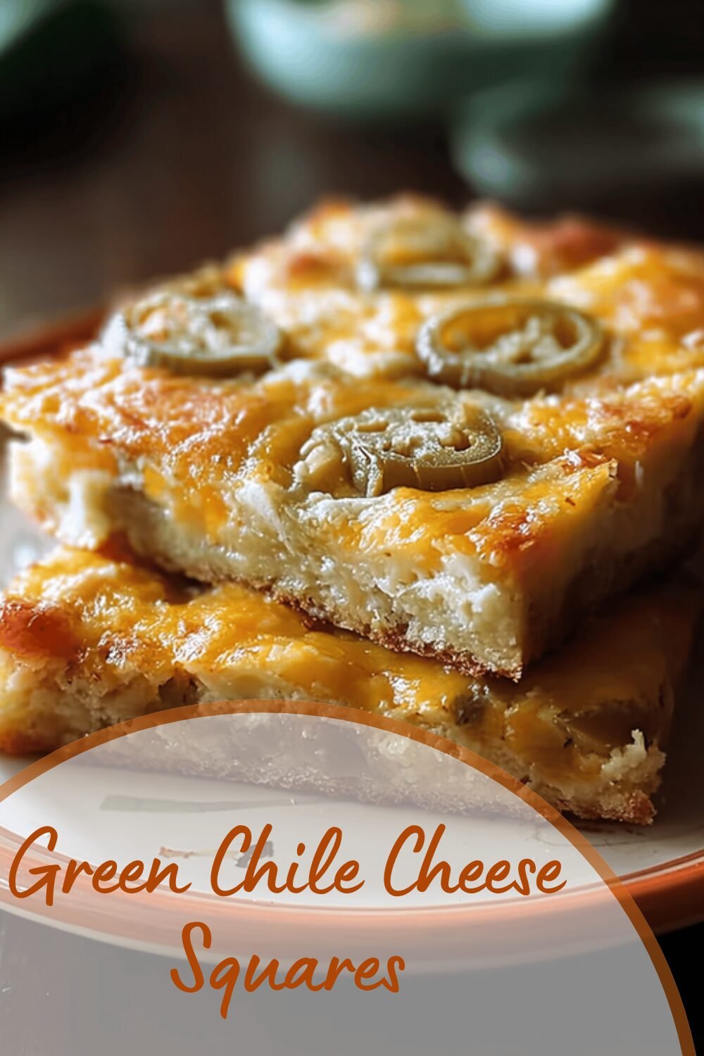 Green Chile Cheese Squares