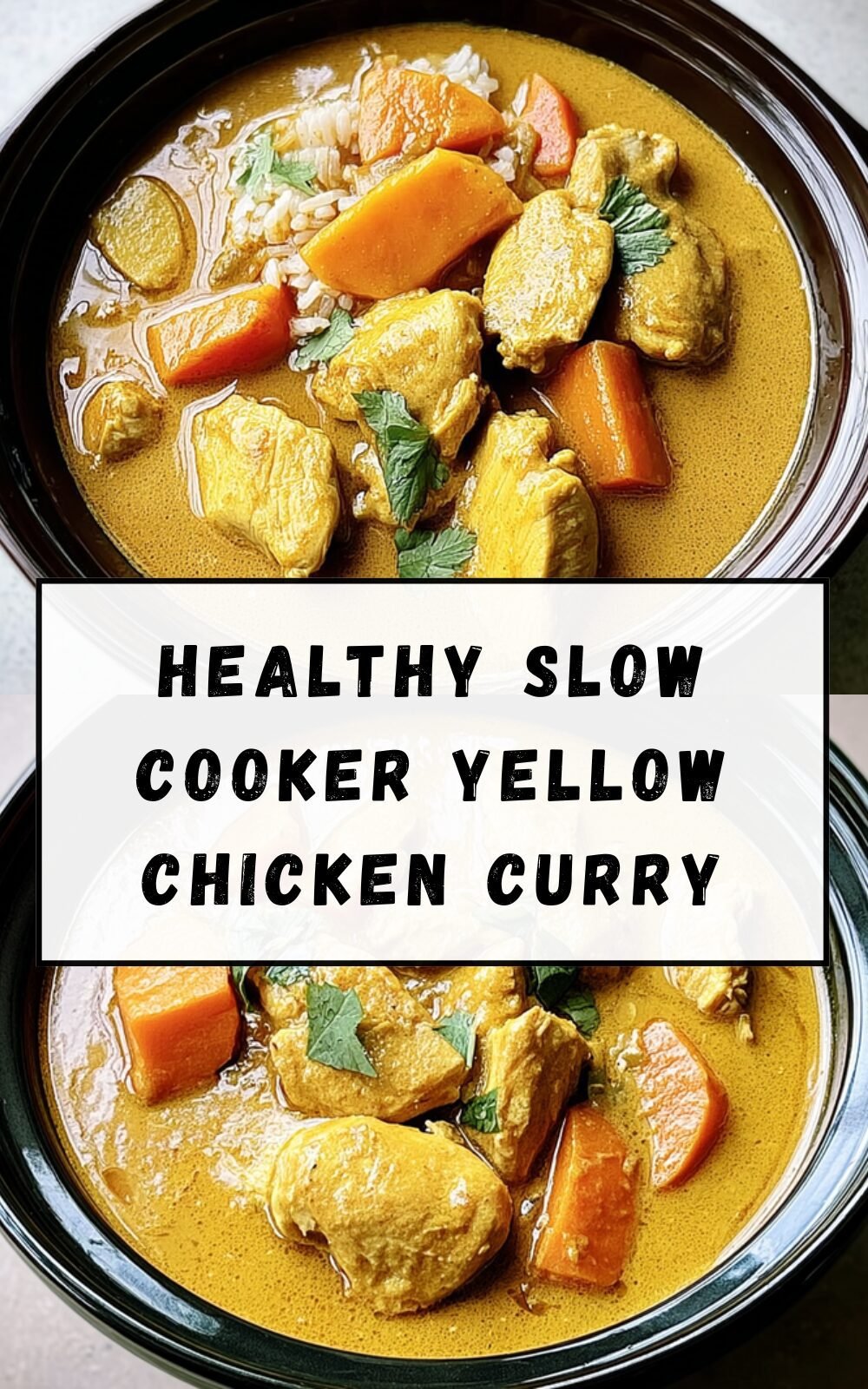 Slow Cooker Yellow Chicken Curry With Creamy Coconut And Spices 7 Healthy Slow Cooker Yellow Chicken Curry