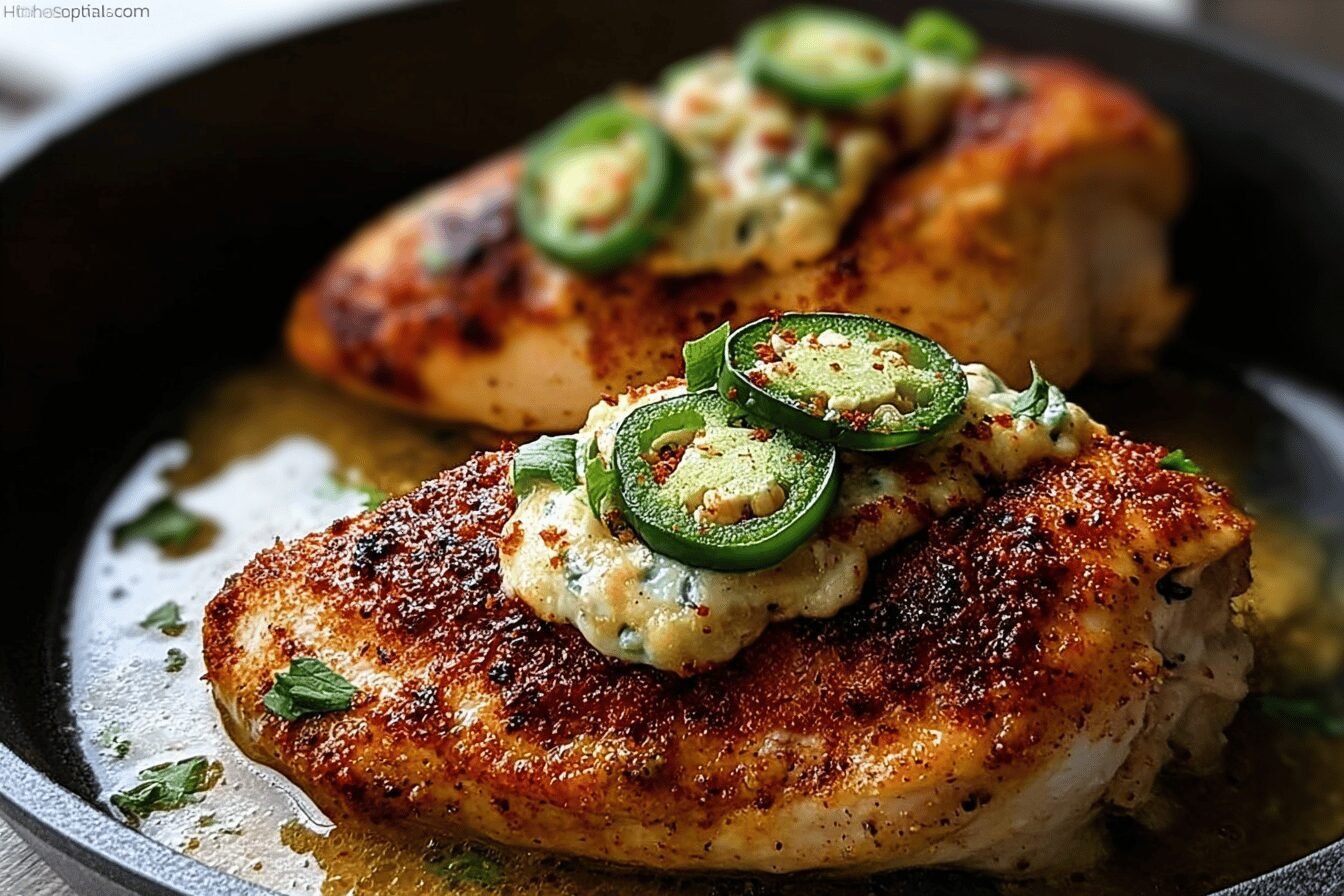 Jalapeño Popper Stuffed Chicken Recipe With Creamy Cheese Filling 6 Jalapeno Popper Stuffed Chicken