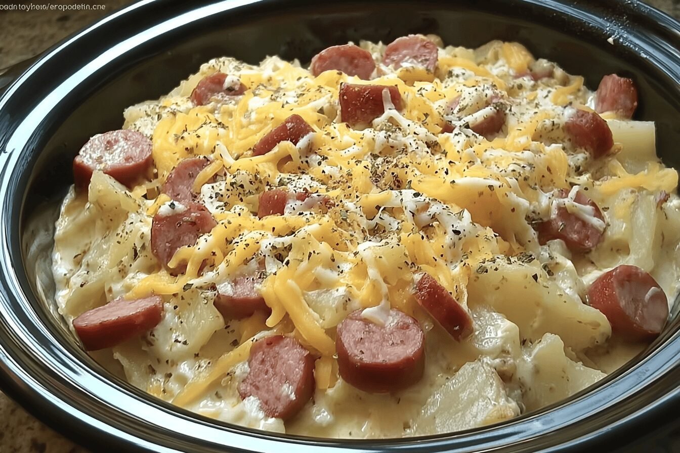 Kielbasa Hashbrown Casserole